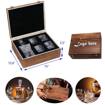 Whiskey Decanter Set by Royal Reserve