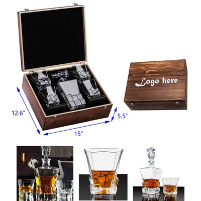 Whiskey Decanter Set by Royal Reserve