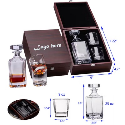 Whiskey Decanter Set by Royal Reserve
